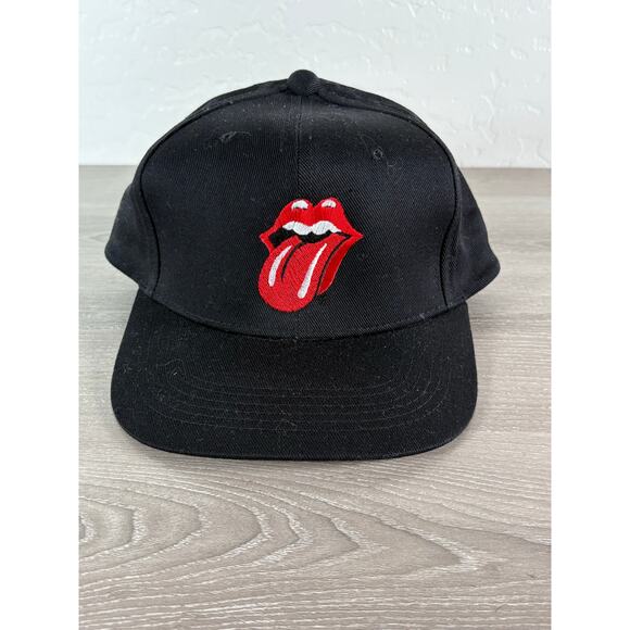 Vintage 90s Rolling Stones Voodoo Lounge Tour Snapback Hat Brockum Worldwide - Picture 2 of 4